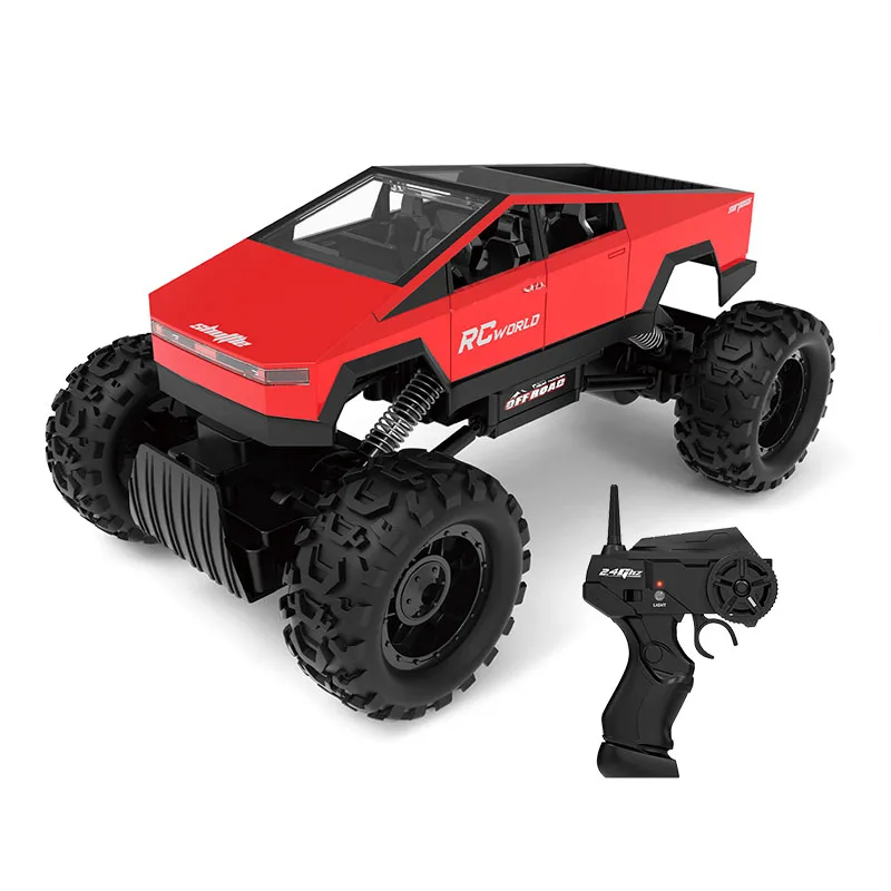 Wholesale New 1:14 2.4G Big Wheel RC Off Road Car Remote Control Truck Rock Crawler Toys Vehicle With Light For Children