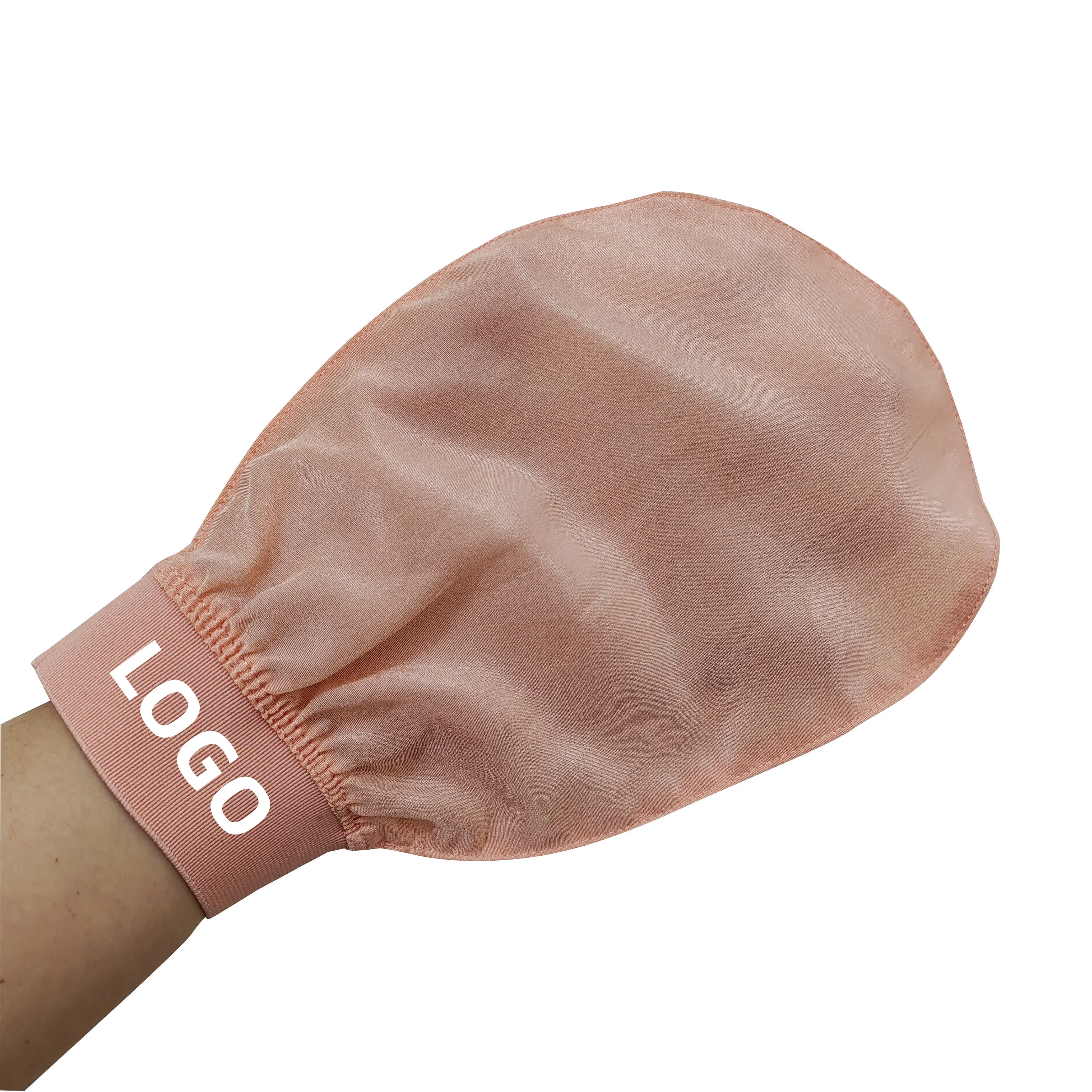 Soft Quality Turkish Silk Exfoliating Gloves  Mitt Body Bath Scrub Exfoliator Bath Mittens Tan Remover Bath Natural Glove