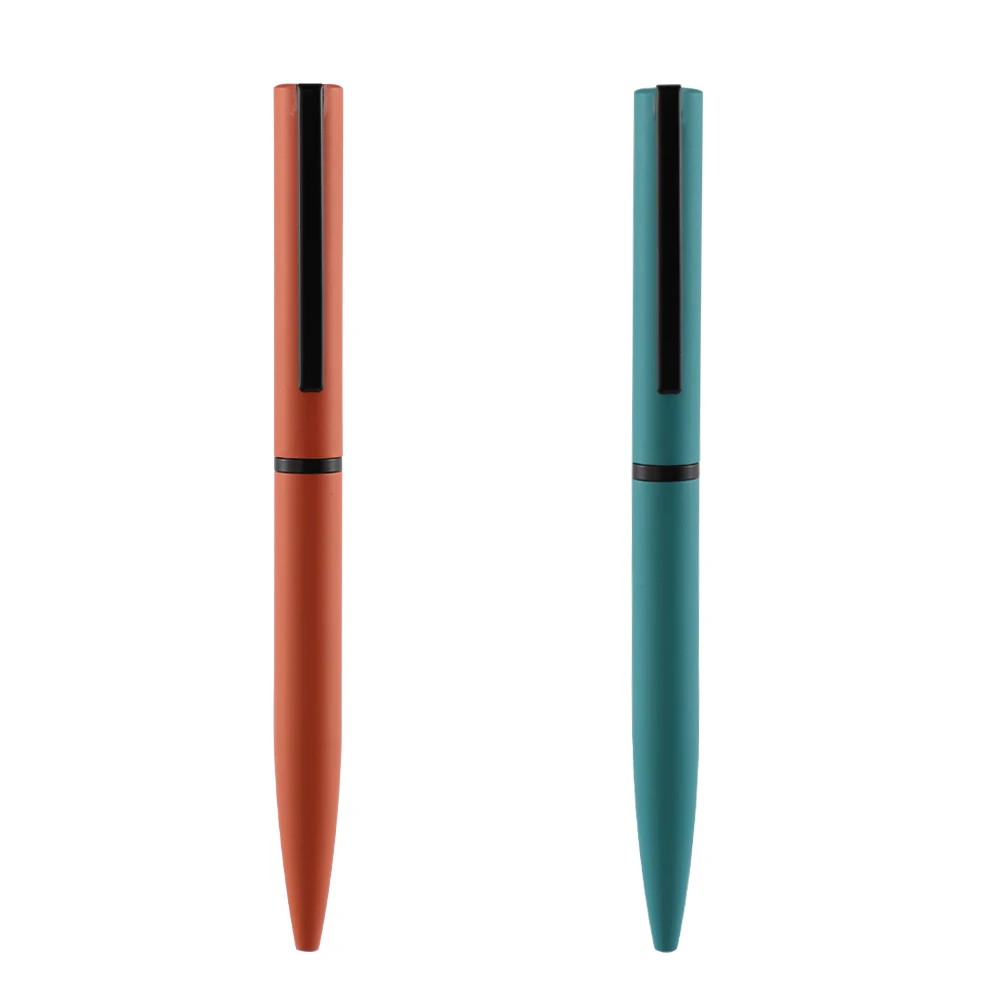 Orange Printable Fine Tip Gift Sets Marketing Corporate Business Metal Pen