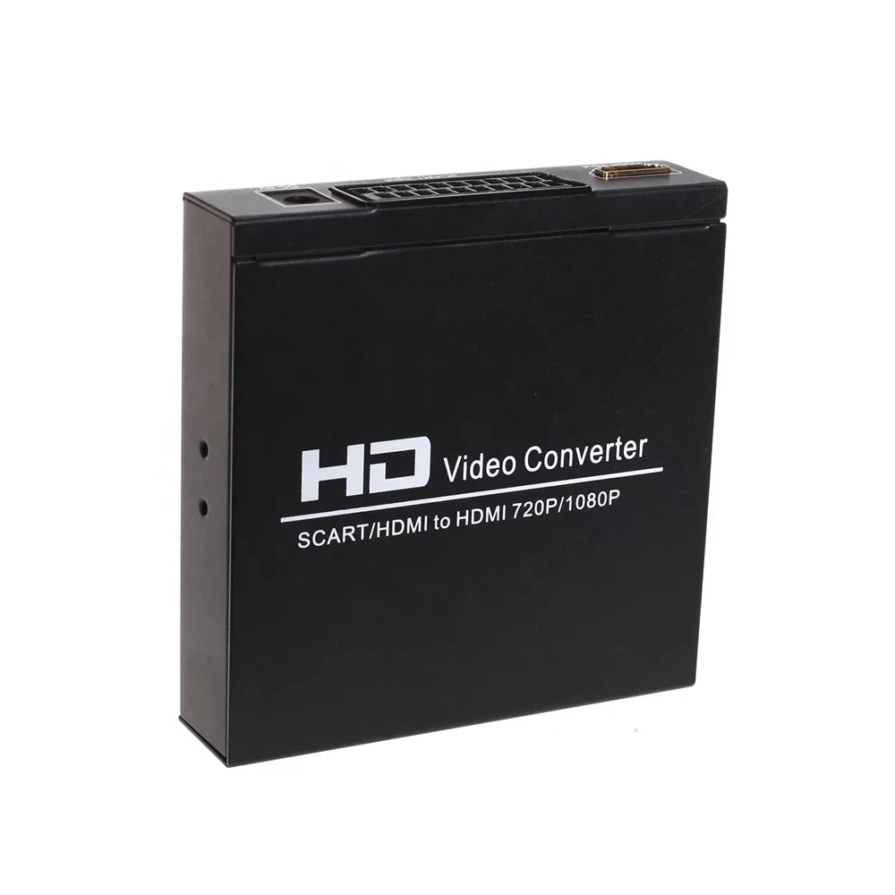 Конвертер RGB SCART в HD-MI-совместимый конвертер Coaxia, преобразователь Аудио и видео HD для игровой приставки HDTV, DVD