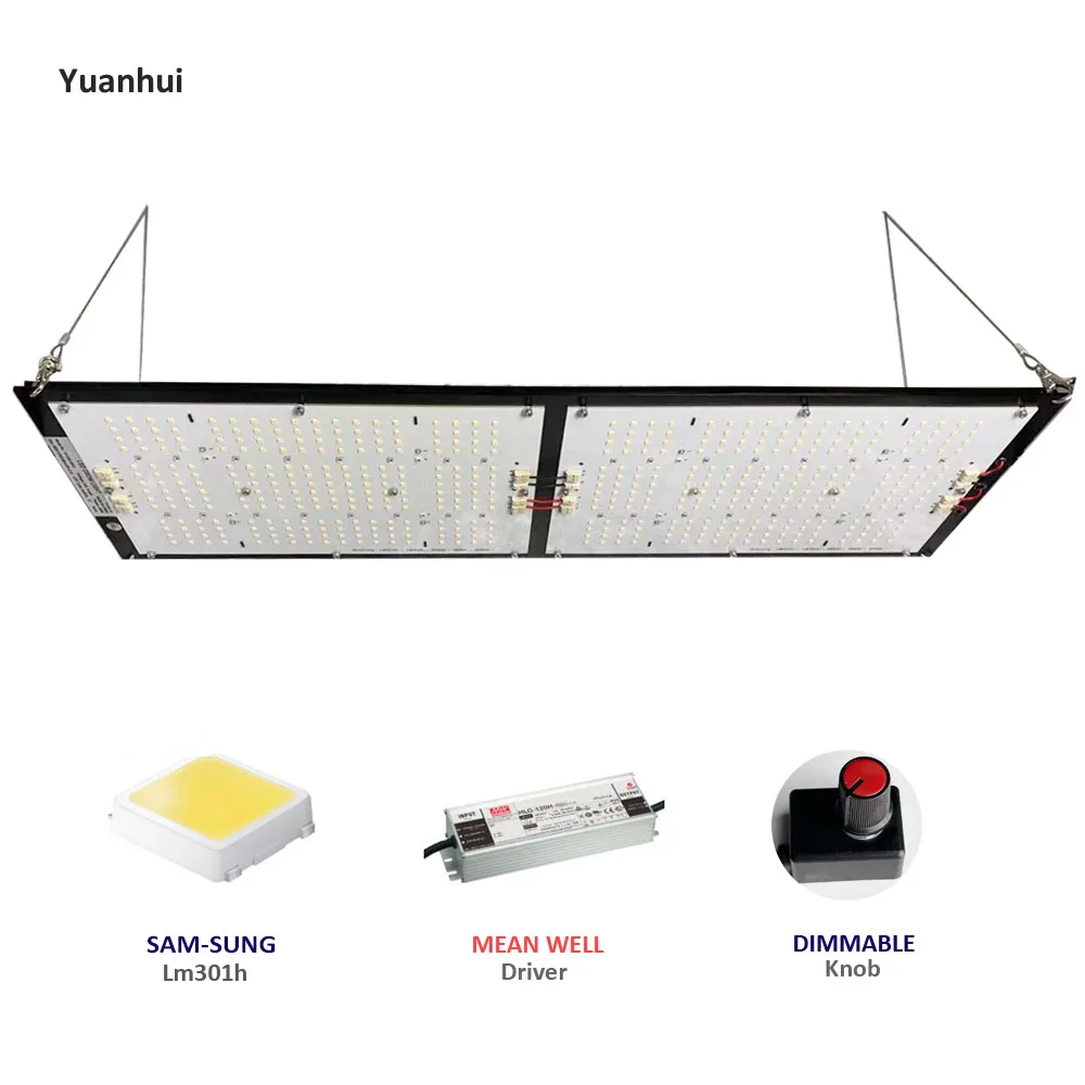 Yuanhui 240 Вт Samsung lm301h cree 660 led grow lamp QB276 полный спектр grow light V4