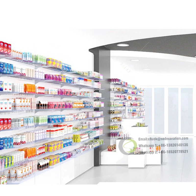 Мебель для аптечных магазинов