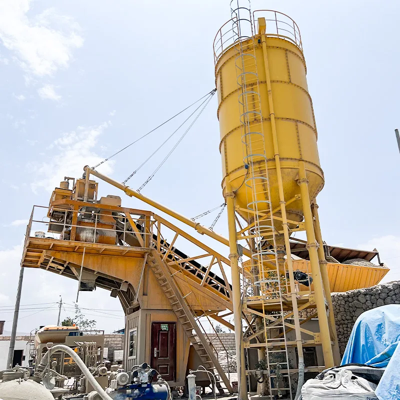 HAMAC YHZS50 China manufacturer hot sale mini mobile premix concrete batching mixer plant