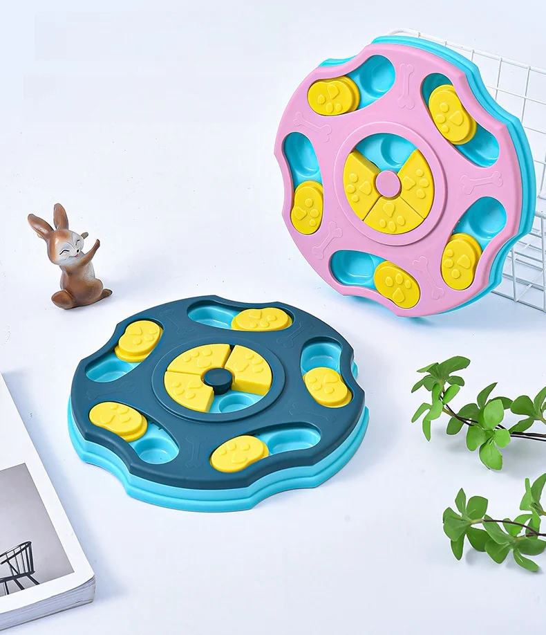 2024 Dog Puzzle Toys Interactive Dog Toy for IQ Training Slow Food Dispenser for Funny feeder easy IQ Games christmas Pet Supply