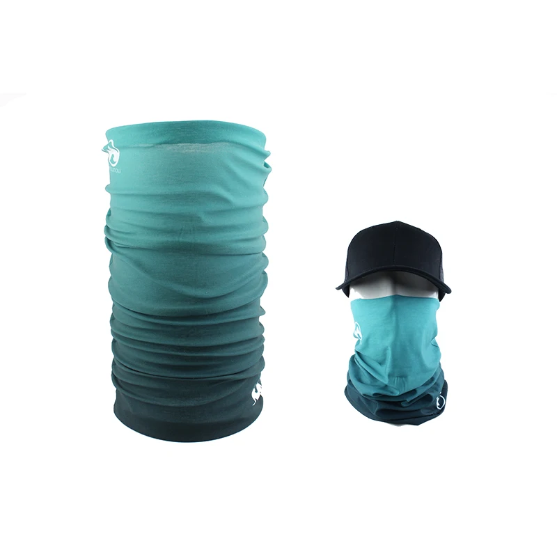 RPET Polyester Fabric Wholesale Custom Logo Neck Gaiters Seamless Bandanas Fishing Gaiter Custom Tube Bandanas Scarf Buffss