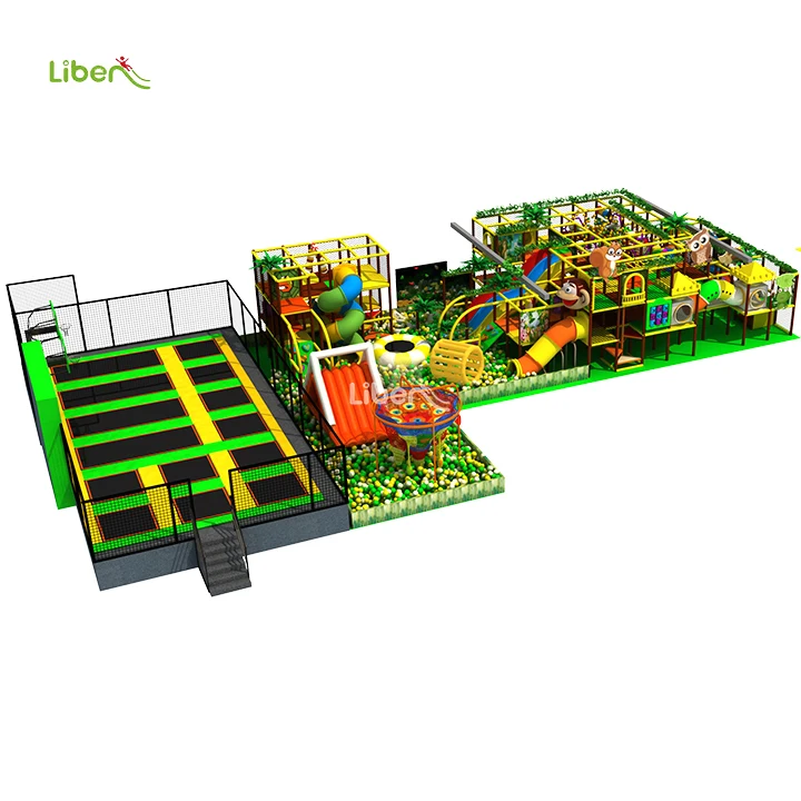 One stop service customize latest design many functions soft play equipment indoor playground