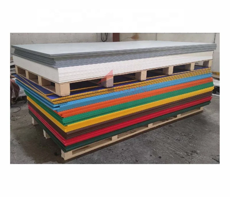HDPE double color plastic sheet and board playground pe sheet, Sandwich PE boards