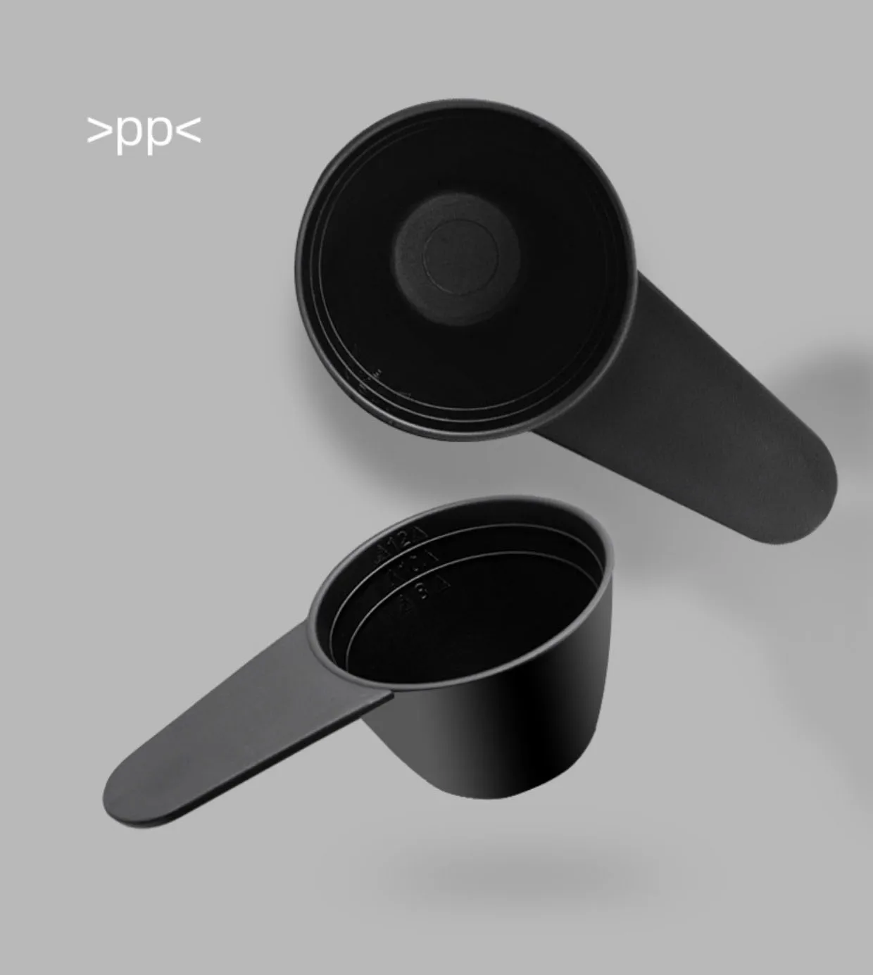 Perfect Reusable Food Grade PP Material Short Handle Coffee Measuring Spoon for Coffee Shop