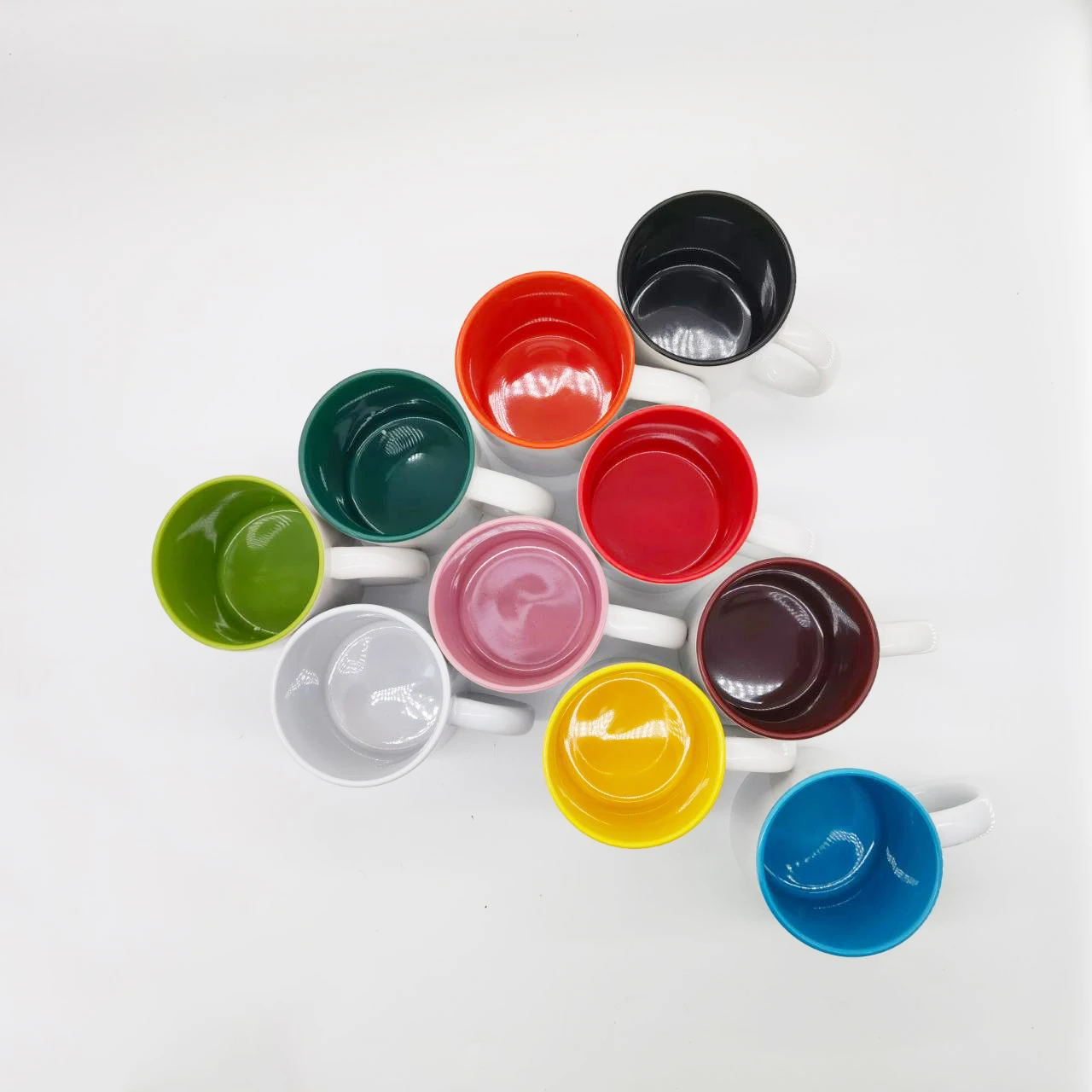 US Warehouse 11oz Personalized Logo Print White Earthenware sublimation Coffee Mug Travel Coffee Mug Custom Logo Printed