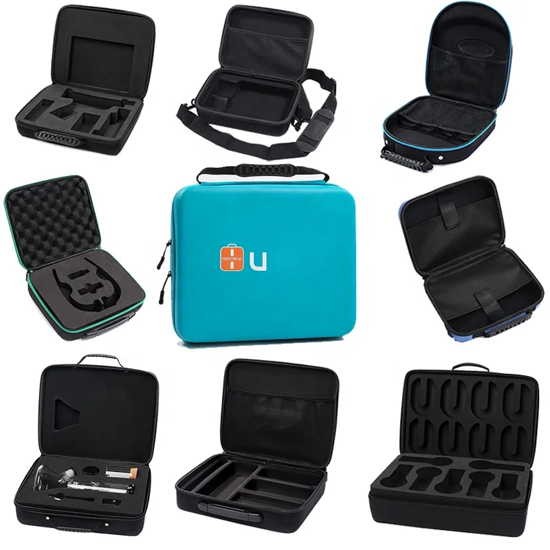 Shockproof Black Storage Case Custom EVA Speaker Tool Case