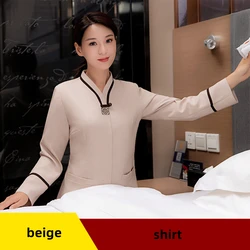 2022 new fashionable Chinese style waiter costume Catering and hotel service staff clothing clothes manufacturers
