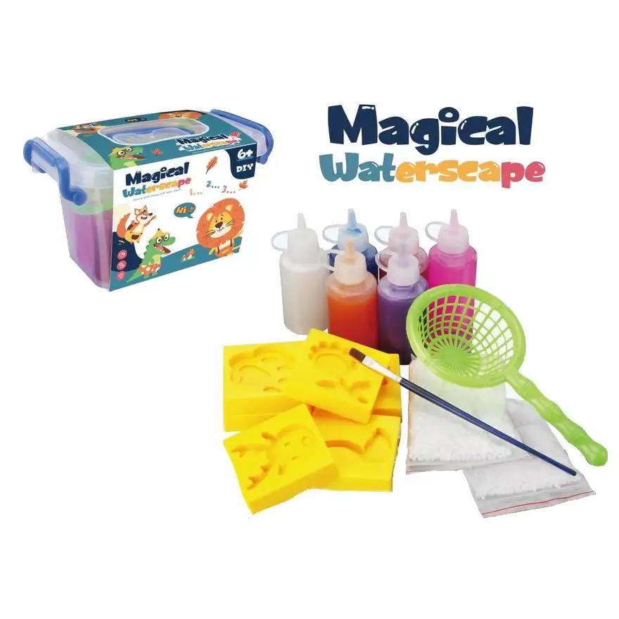 Оптовая продажа детская игрушка для купания в воде научное обучение «сделай сам» Хрустальный дух игрушки рук научный водный