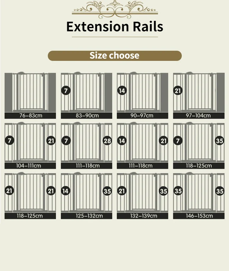 Auto Close Baby Safety Gate For Child Wood And Metal Kids Stair Doorway Safety Door Pet Dog Cat Fence Barrier