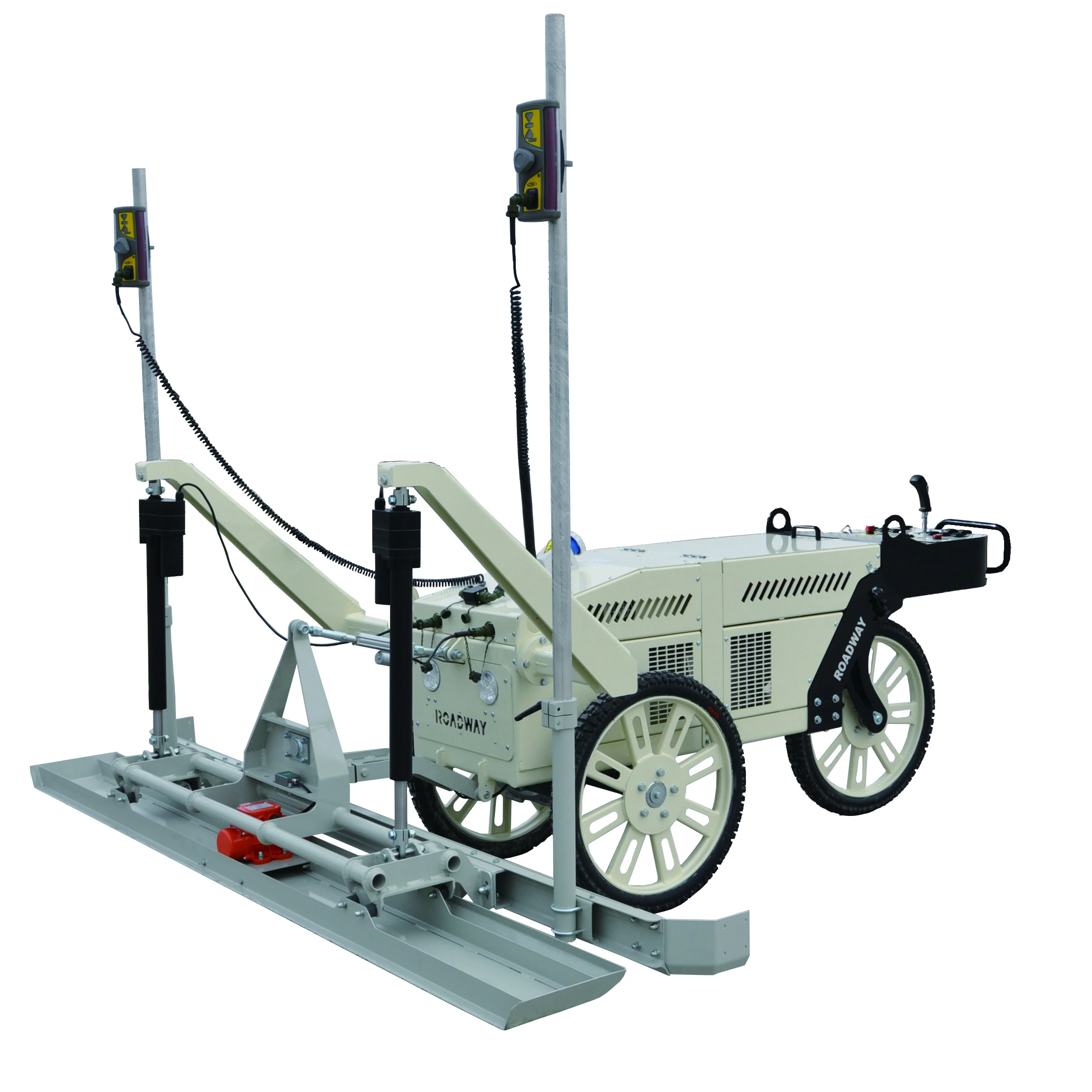 Walk-behind electric Concrete Laser screed for sale concrete floor leveling vibratory laser screed machine