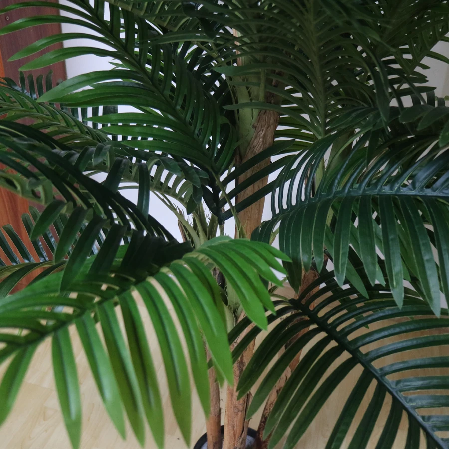 
Good quality potted 4 trunks grouping artificial areca palm tree 
