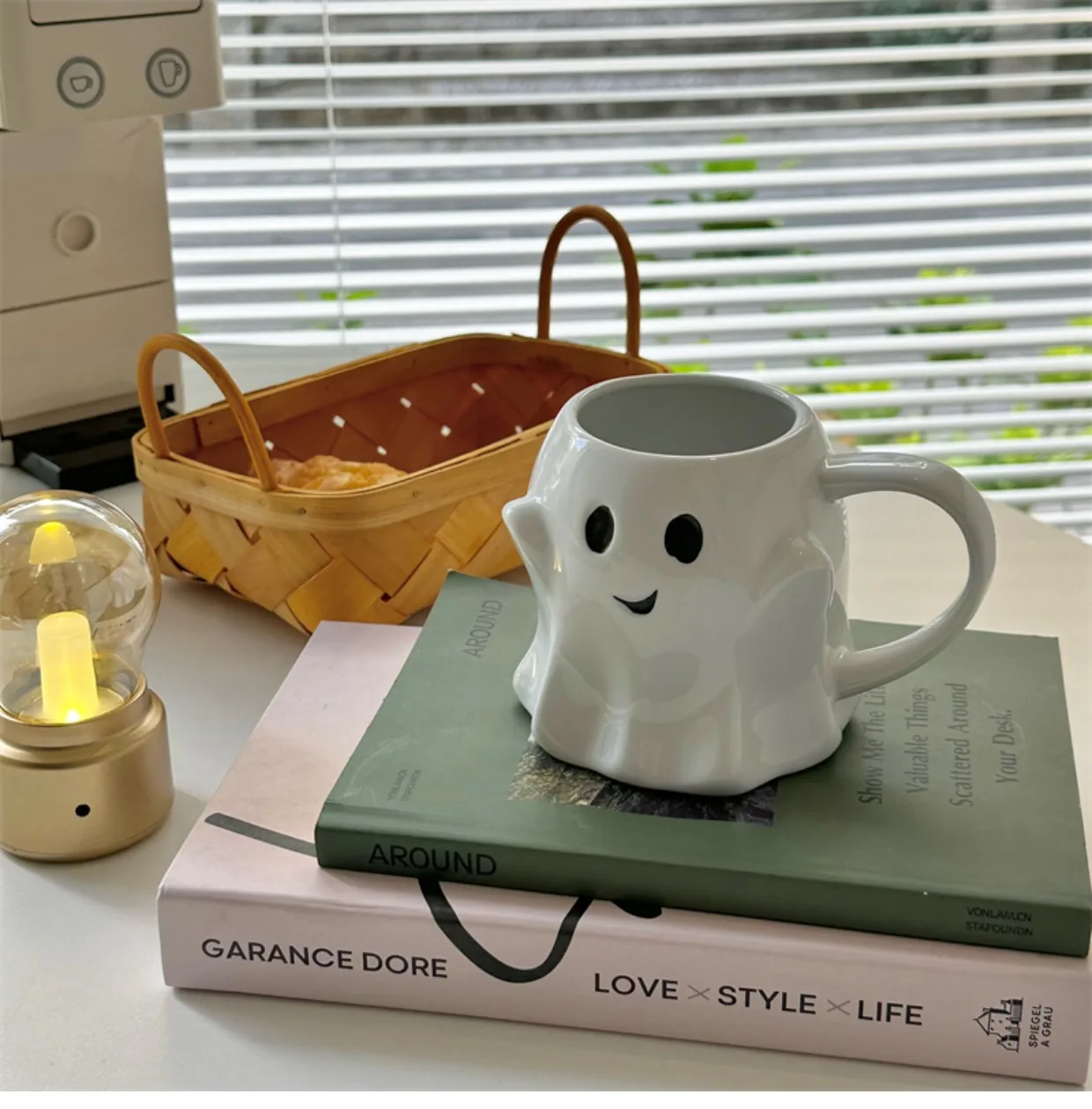 Wholesale Ceramic Ghost Cups Halloween Mugs drinkware