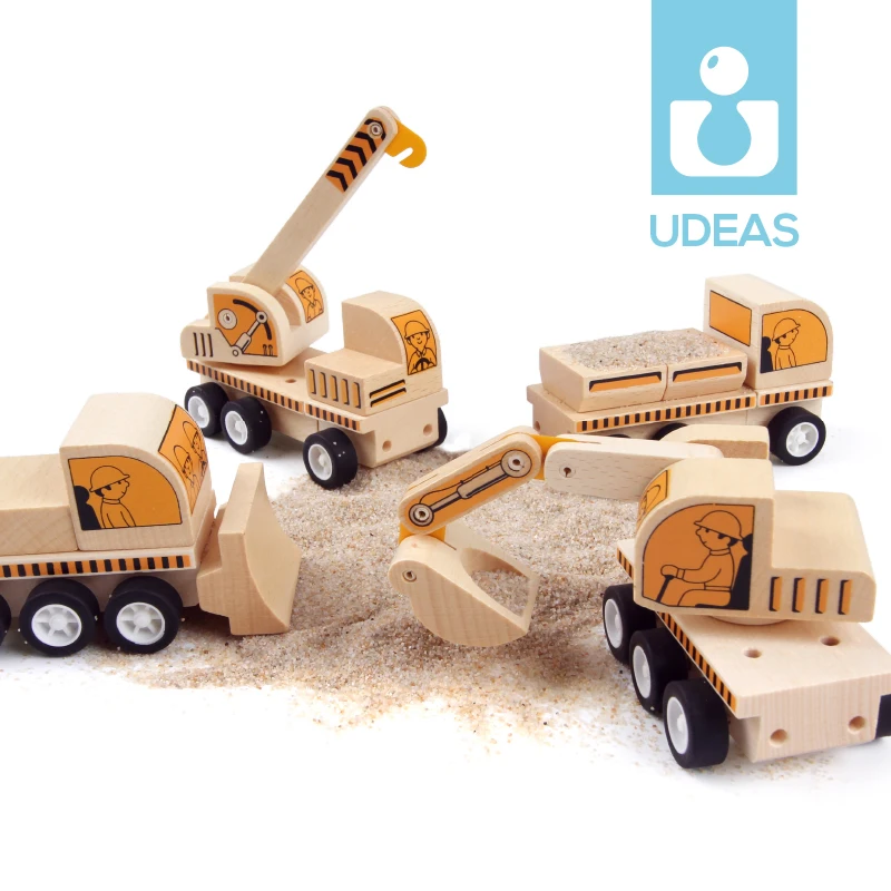 UDEAS kids toys car baby wooden baby educational edu toys,bulldozer play school toys