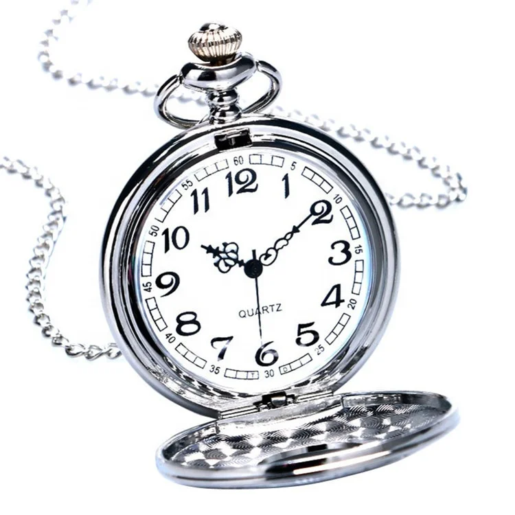 Vintage Charm Black Unisex Fashion Roman Number Quartz Steampunk Pocket Watch Women Man Necklace Pendant with Chain