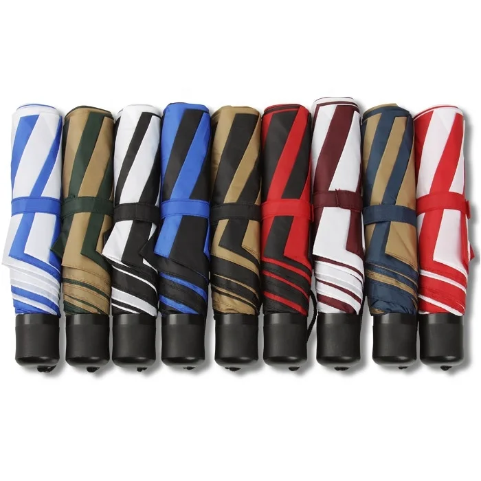 Family Size Bulk Compact Travel Manual Open Close mini windproof Umbrella Variety 42 Inches Variety Colors 6-Pack