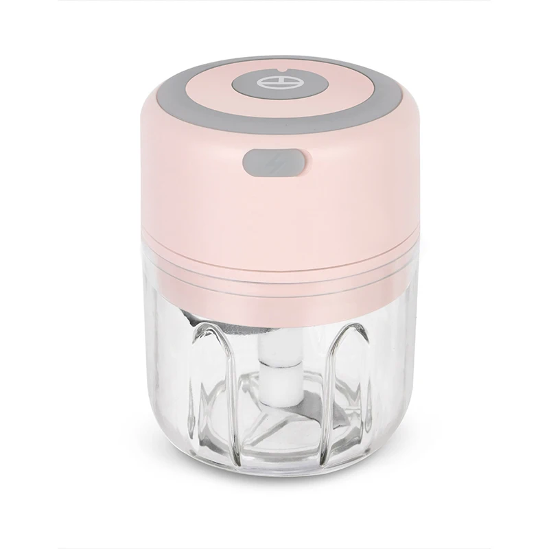 Home Kitchen Rechargeable Wireless 250ml Food Meat Vegetable Processor Masher USB Mini Electric Garlic Mincer Chopper