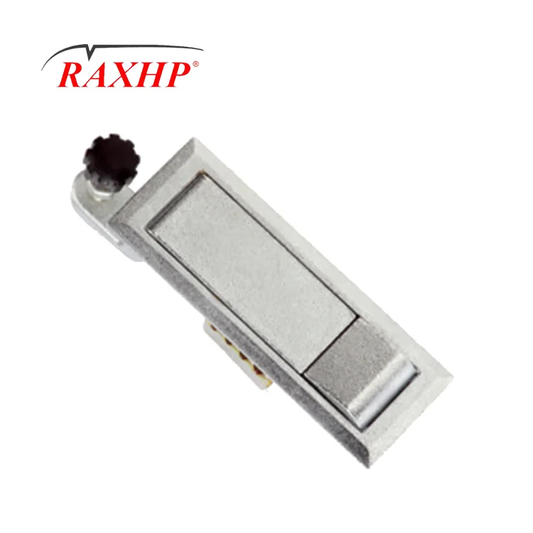 Industrial distribution box control waterproof flat rotary cabinet handle lock with key