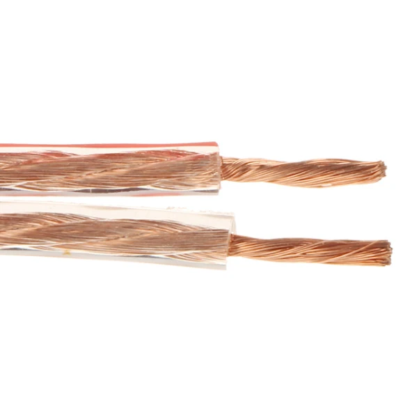 UL CL2 CL3 2 x 2.5 1.5   0.75  0.5 mm Cu OFC Stranded wire HIFI Speaker Cable For Speaker speaker wire cable