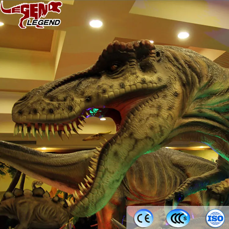 Attractive Realistic Life Size Dinosaur Costume for theme park