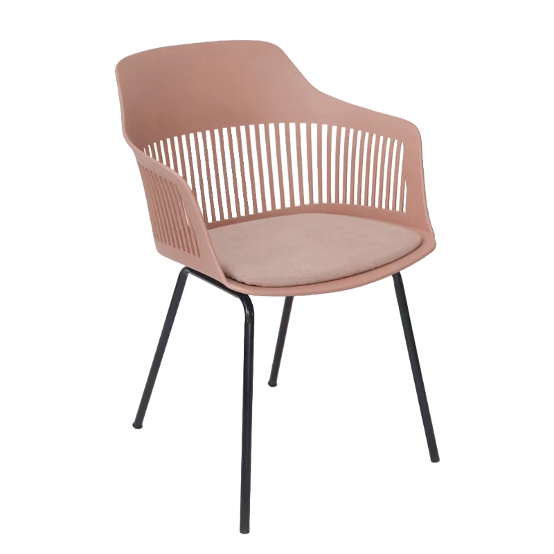 Стулья для конференций из полипропилена с прочной несущей способностью, современный дизайн, винтажный обеденный стул