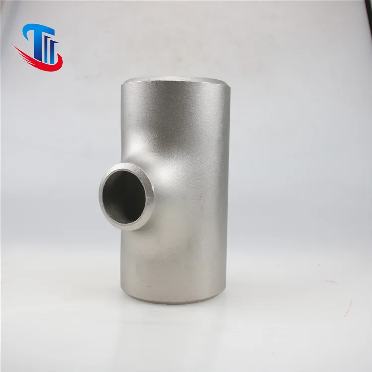 ASME B16.9 SCH80S тройник из нержавеющей стали для стыковой