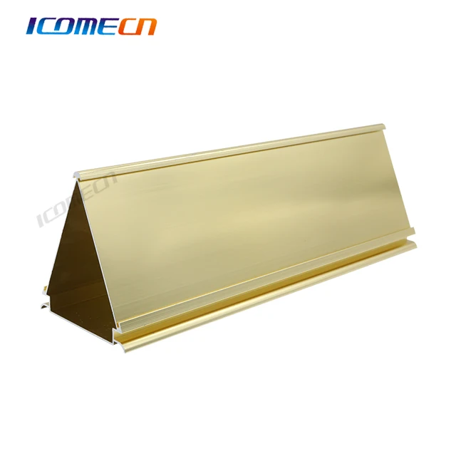 Guangdong Desk anodized aluminium nameplate sign holder