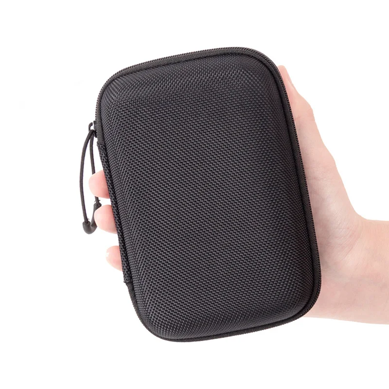 1860D Nylon Black EVA hd hdd hard drive carrying bag,EVA storage portable hard shell bag Case