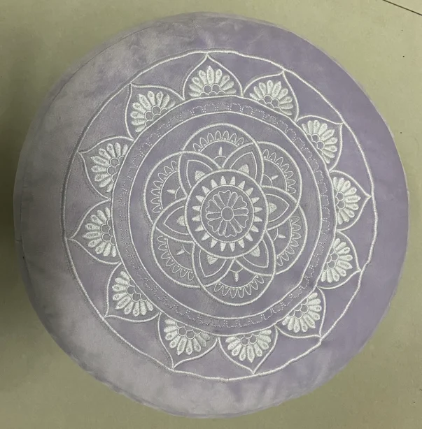 Buckwheat Hull Filled Meditation Cushions Zafu Meditation Yoga Pillow for Sitting Cherry Seed Pillow(price without filling)