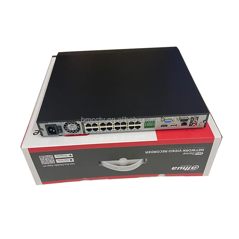 Dahua 2HDD Network Video Recorder DHI-NVR2216-16P-I2 Face Recognition 16 Port POE 16 Channel 4K NVR