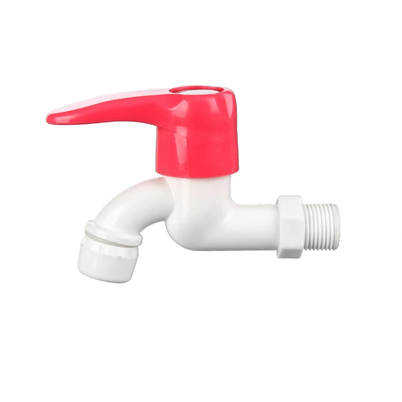 Plastic PP ABS faucet cold water faucet quick opening Blue brown yellow white green faucet