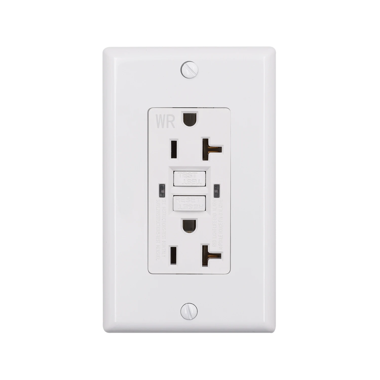 Shanghai Linsky 20A 125V 60HZ Self Test GFCI receptacle American standard sockets WR GFI