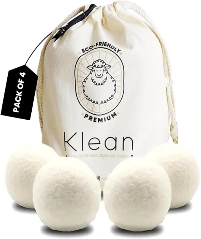 Dryer Balls Pack of 4 Custom Packing Wool Dryer Balls New Zealand Wool Strip Dryer Wool Ball