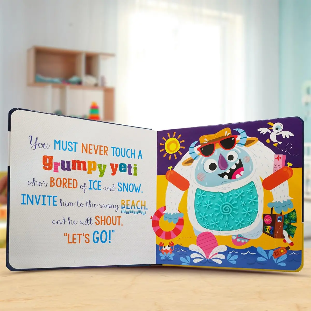 ULi paper Custom thick baby learning touch feel animal board book with die cut shape printing touch and feel book for kids