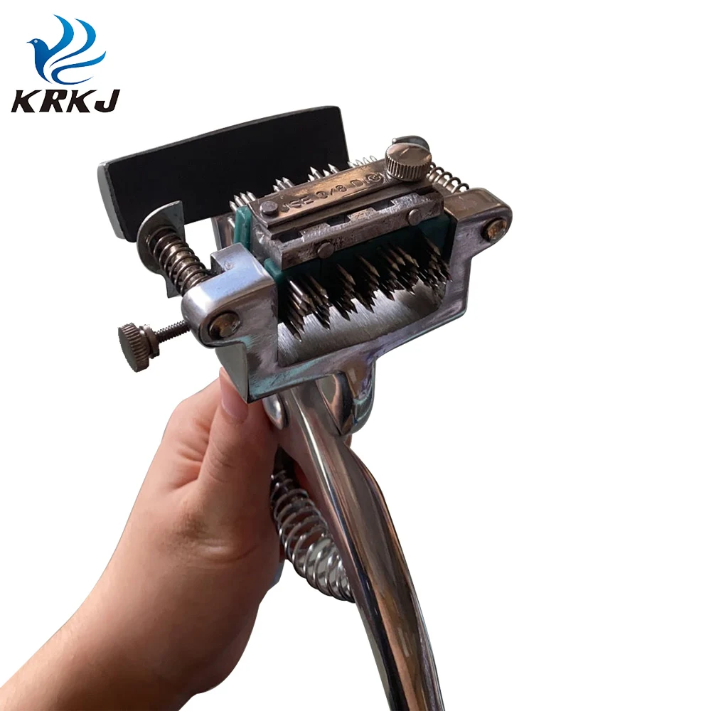 KD712 livestock identification ear tattoo machines mark applicators animal tattoo pliers for rabbit pig sheep cattle