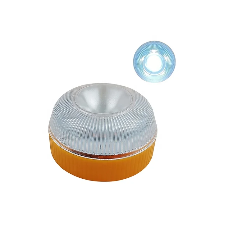 Portable Rechargeable Battery Help Lamp Strobe Flashing Warning Vehicle Door Car V16 LED Emergency Lights