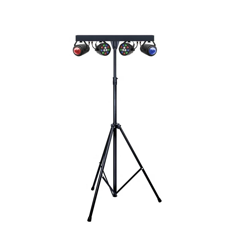 RGBW LED Par Bar Light DMX Pro Stage Lighting Projector DJ Disco Party Wedding Event Rent With Stand And Carry Bag