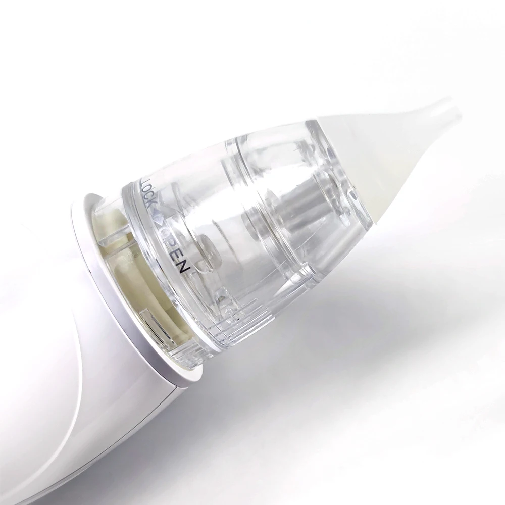 3 suction level strong power 55-65-75kpa baby nasal aspirator self-cleaning model with rechargeable battery