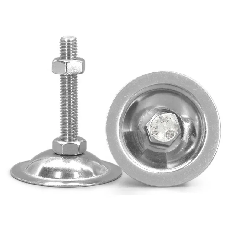 M6 - M20 нержавеющая сталь 304 316 плоская основа регулируемые уровневые ножки для мебели шкафа выравнивающие ножки