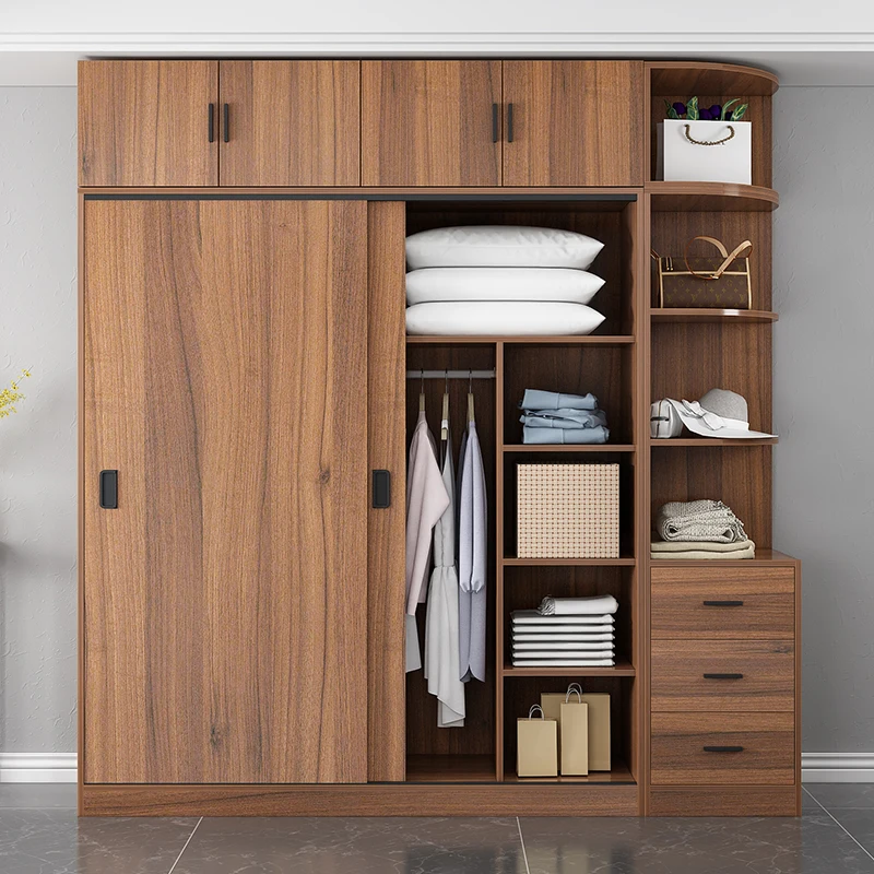 Simple new bedroom hotel apartment home clothing organizer wardrobe