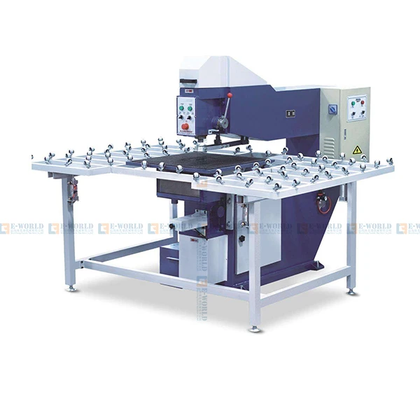 Hot selling horizontal semi-automatic glass hole drilling and milling machine for glass drilling