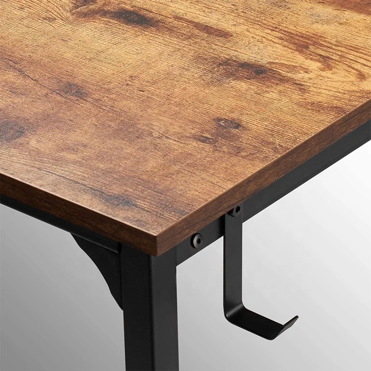 Writing Desk Laptop Table with Storage Bag and Headphone Hook for Home, Office