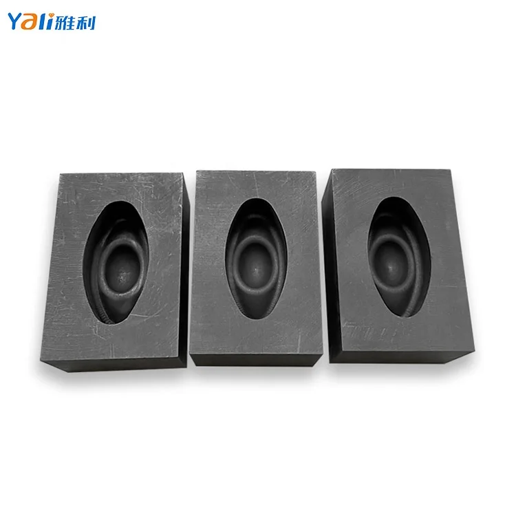 Factory price High Pure Graphite Crucible Size Custom Graphite Molds with Heart Style Star Style Cross Style