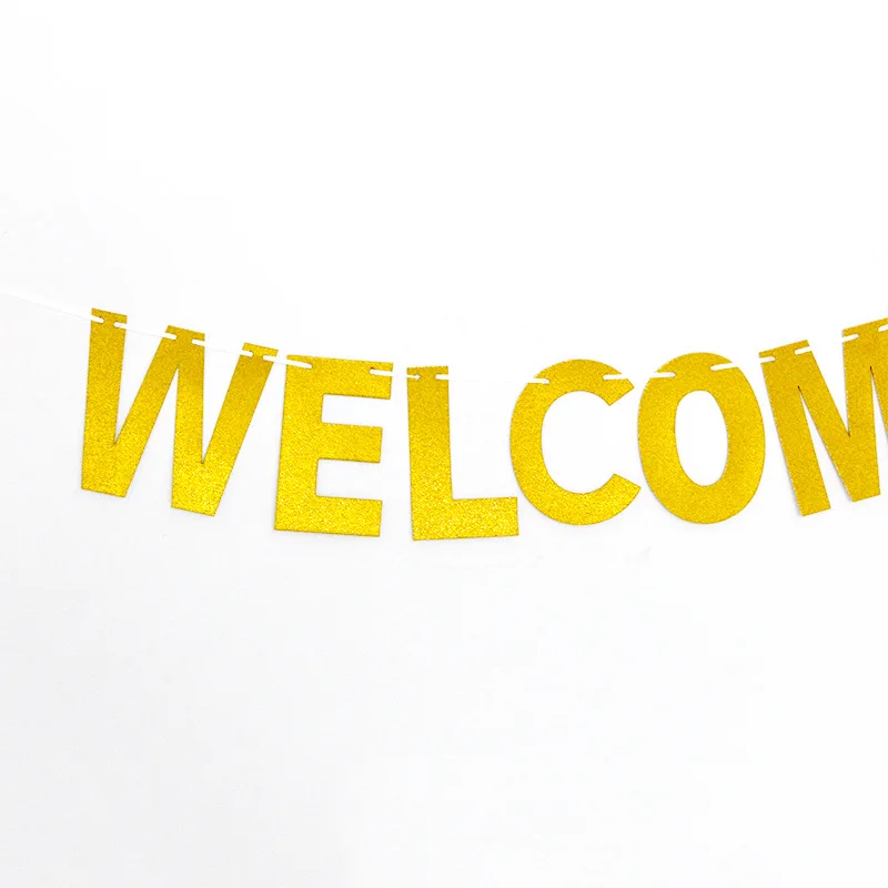 Student Soldier Vacation Holiday Family Party Decoration Background Welcome Home Hanging Letters Banner Photo Booth Props Sign