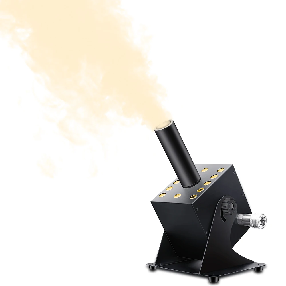 VALAVA 70W Co2 Stage Light Fog Machine With RGB Stage Light Smoke Haze Generator Remote Controlled Stage Effect Equipment
