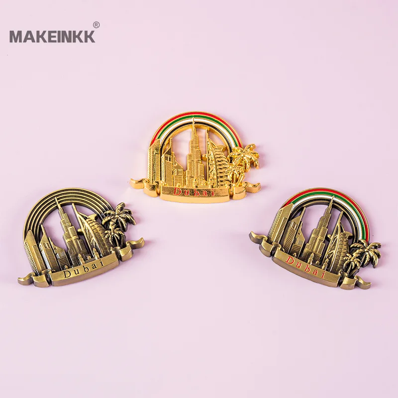 Factory Directly Personalized Design Austria Vienna Tourist Souvenirs Gift Custom Metal Plate Fridge Magnet