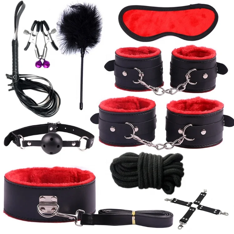 10PCS sexual bondage hand  fetish cotton Soft tied Rope Strap appropriate SM sex products toys for woman Couples BDSM